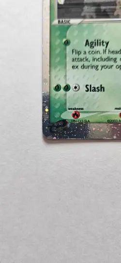 Pokemon Scyther Ex 102/109 Holo Ultra Rare Ruby & Sapphire Pokemon Vintage LP - Image 4