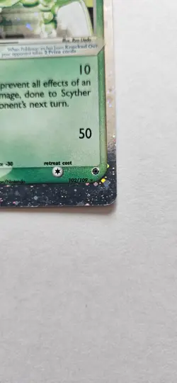 Pokemon Scyther Ex 102/109 Holo Ultra Rare Ruby & Sapphire Pokemon Vintage LP - Image 5