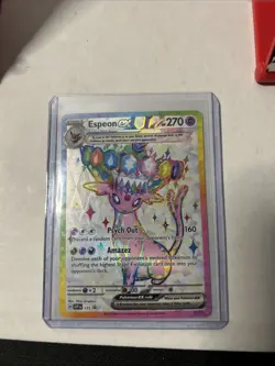 Pokemon Espeon EX Promo Full Art Holo Scarlet & Violet SVP175 270 HP - Image 1