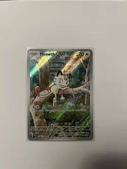 Pokemon Meowth Phantasmal Flames 106/094 Illustration Rare - NM - Image 1