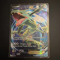 Pokemon Rayquaza EX Full Art Ultra Rare Holo (104/108) Roaring Skies - Image 1