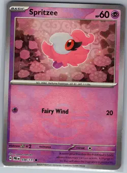 Spritzee 038/131 Common - Pokemon SV: Prismatic Evolutions - Pokeball (NM) - Image 1
