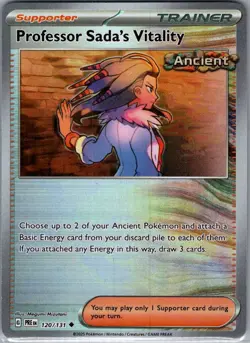 Professor Sada's Vitality Poke Ball 120/131 Prismatic Evolutions - Pokemon - NM - Image 1