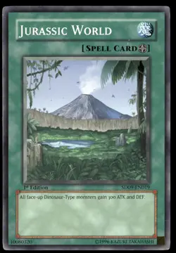 Jurassic World SD09-EN019 Common / Short Print Yu-Gi-Oh 1st Edition Near Mint - Image 1