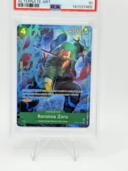 2025 Roronoa Zoro Alternate Art One Piece Card PRB02-006 PSA 10 - Image 2