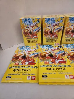 Adventure On Kamis Island One Piece Double Pack Lot Of 4 + 6 Sleeved Blisters - Image 3