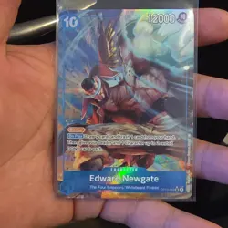 One Piece Edward Newgate OP13-042 Carrying on His Will Alt Art Foil SR 12000 - Image 1