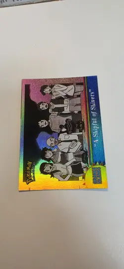 Pokemon Topps OR12 A Shipful of Shivers Rainbow Foil TV Animation Series 3 Card - Image 1