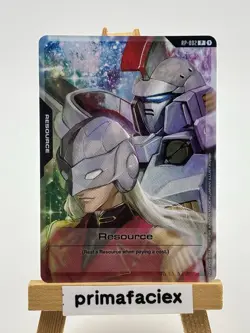 Gundam Card - Zechs Resource - RP-002 P (Championship Promo) - Image 1