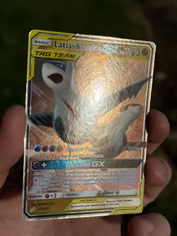 Pokemon Latias & Latios GX Holo Ultra Rare TCG Card Sun & Moon 113/181 - Image 4