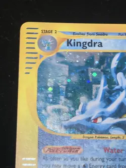 Kingdra H14 Holo Aquapolis 2002 Pokemon Card - NM - Image 2