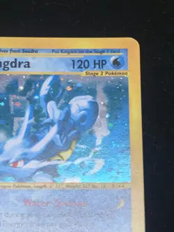 Kingdra H14 Holo Aquapolis 2002 Pokemon Card - NM - Image 3