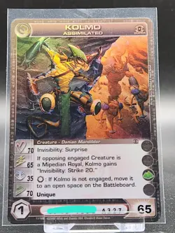 Chaotic Card : (2/5 Max) Kolmo Assimilated Silent Sands 1st Edition Super Rare - Image 1