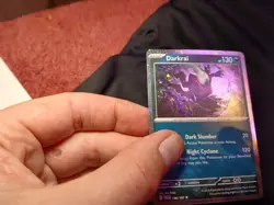 Pokemon TCG Obsidian Flames Darkrai Rare Card 136/197 Cosmos HOLO 🌀SWIRL!🌀 - Image 5