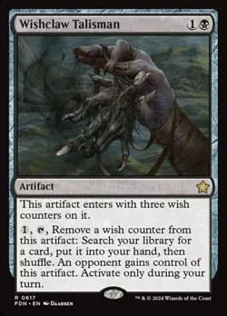 Wishclaw Talisman FDN NM MTG - Image 1