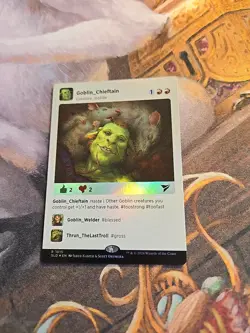 Goblin Chieftain Borderless Foil MTG Secret Lair - Pack Fresh - - Image 1