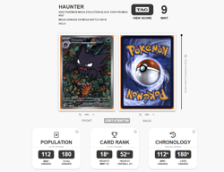 TAG 9 Pokemon Haunter Me: Mega Evolution Promo 027 Illustration Rare Tag 9 - Image 3