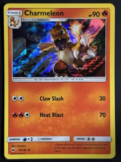 Charmeleon 19/147 Holo – Burning Shadows Pokemon TCG 2017 LP - Image 1