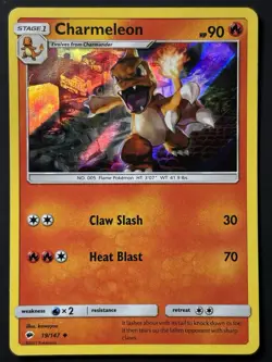 Charmeleon 19/147 Holo – Burning Shadows Pokemon TCG 2017 LP - Image 5
