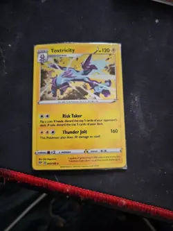 SEALED Toxtricity 063/189 Pokemon Cosmos Holo Rare Promo NM - Image 1