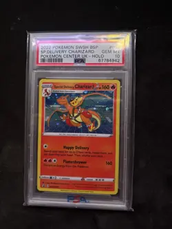 Pokemon Special Delivery Charizard SWSH Promo Holo #SWSH075 PSA 10 2022 - Image 1
