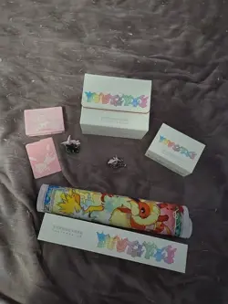 Pokemon S-Chinese EEVEE Playmat+Deck Box+Storage Box+Dice+Damage Counters+ More - Image 1