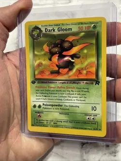 Pokemon Dark Gloom 36/82 Team Rocket Pokemon LP+ Vintage 1st Edition Uncommon - Image 2