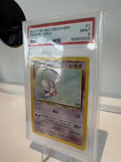 Pokemon PSA 9 Neo Discovery Espeon Holo - Image 2
