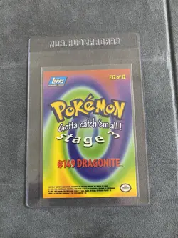 Dragonite #149 E12 of 12 Topps Blue Logo Pokemon Card 1999 - Image 2