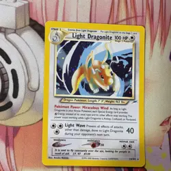 Pokemon Light Dragonite Neo Destiny Holo Rare 14/105 Holo Card - Image 3