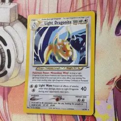 Pokemon Light Dragonite Neo Destiny Holo Rare 14/105 Holo Card - Image 4