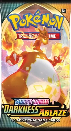 2020 Pokemon Sword and Shield Darkness Ablaze Booster Pack 10 Cards SEALED! - Image 3