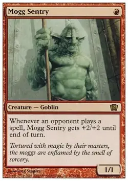 Mogg Sentry 8th Edition Light Play MTG Magic DNA GAMES - Image 1