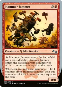 X 1 Hammer Jammer NM-M Unstable 086 MTG Magic The Gathering - Image 1