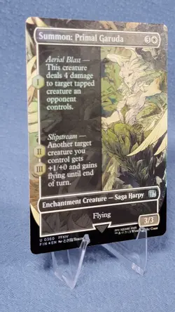 Summon Primal Garuda Borderless Foil NM FIN 360 MTG FINAL FANTASY 🔮 - Image 5