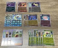 Pokemon Card 151 Monster Ball Mirror SV2a 24 Card Lot R Rare Set Bundle - Image 1