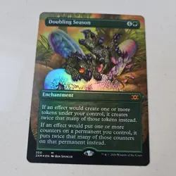 FOIL BORDERLESS Doubling Season ~ Double Masters [ MINT ] [ Magic MTG ] - Image 1