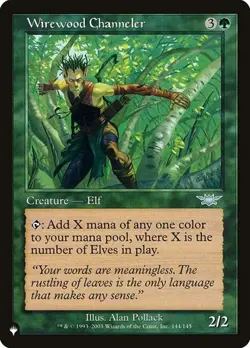 Wirewood Channeler - Retro Frame The List NM MTG - Image 1