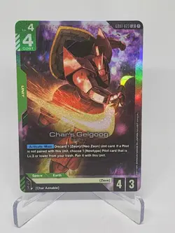 Gundam Card Game - Char's Gelgoog - Newtype Rising - GD01-023 LR - Image 1