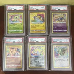 PSA Vivid Voltage Amazing Rare Set Rayquaza Celebi Jirachi Pokemon - Image 1