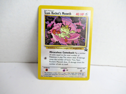Pokemon TCG Card - Team Rocket's Meowth Promo Card Regular/Non-Holo #18 - Image 1