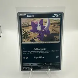 Pokemon 2025 ME02: Phantasmal Flames Card #67 Toxel Reverse Foil - Image 1