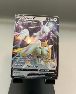 Arceus V -122/172 (Metal Card) Pokemon Miscellaneous Cards & Products 122/172 NM - Image 1