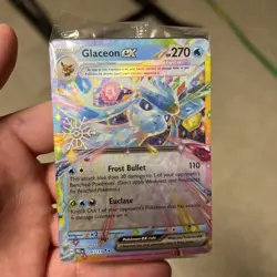 Glaceon ex 026/131 Pokemon TCG Holiday Calendar 2025 Festive Stamp Promo Card - Image 1