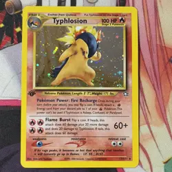 Typhlosion 1st Edition 17/111 Neo Genesis has a slight bend no creases - Image 2