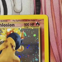 Typhlosion 1st Edition 17/111 Neo Genesis has a slight bend no creases - Image 5