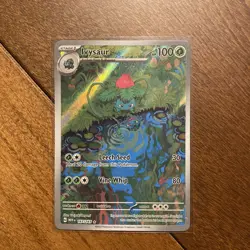 Pokemon Illustration Rare Ivysaur 167/165 - Scarlet & Violet 151 - NM / M Clean - Image 1