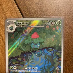 Pokemon Illustration Rare Ivysaur 167/165 - Scarlet & Violet 151 - NM / M Clean - Image 3