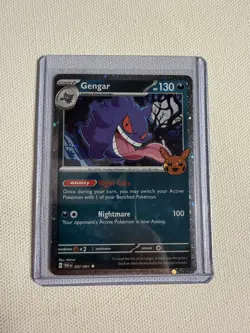 Gengar (Cosmos Holo) 057/091 Holo Trick or Trade BOOster 2024 Pokemon NM - Image 1