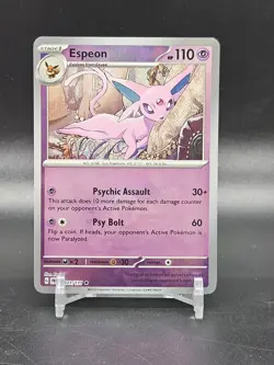 2025 Pokemon Prismatic Evolutions Espeon Poke Ball #033/131 - Image 1